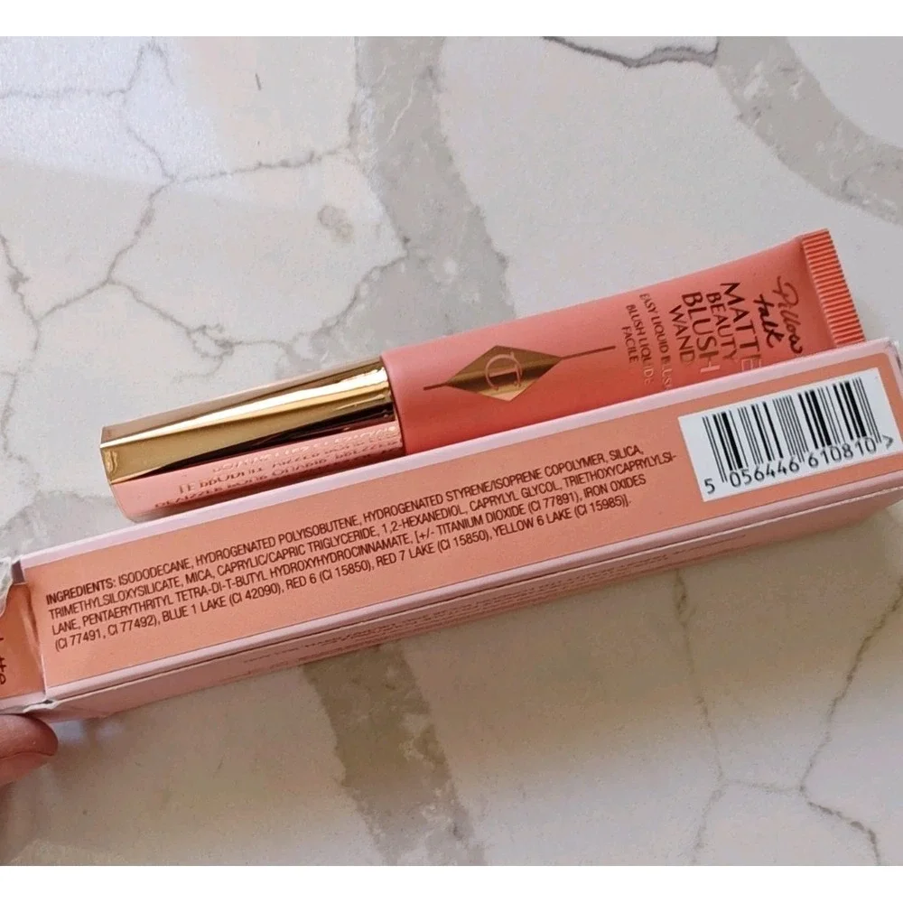 CHARLOTTE TILBURY Pillow Talk Matte Beauty Blush Wand Peach Pop‎ Full Size New